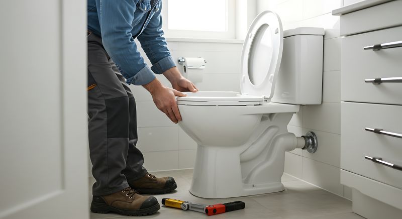 Basement Toilet Installation